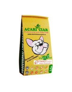 Сухой корм для собак TASTY Turkey Super Premium средние гранулы индейка 2 5кг Acari ciar