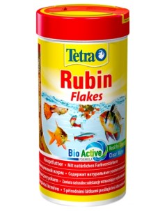 Корм для рыб Rubin для улучшения окраска хлопья 250 мл Tetra