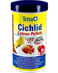 Корм для всех видов цихлид Cichlid Colour для улучшения окраса гранулы 500 мл Tetra