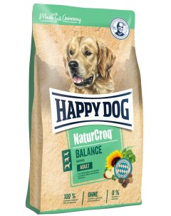 Сухой корм для собак NaturCroq Balance птица 15кг Happy dog