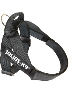 Шлейка для собак IDC Belt harness Color Gray 3 черный 84 113см 40 70кг Julius-k9