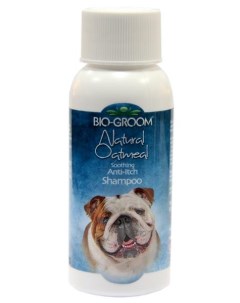 Шампунь для собак и кошек Natural Oatmeal успокаивающий против зуда 59 мл Bio groom