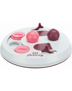 Развивающая игра для кошек Cat Activity Flip Board розовый светло серый 23 см Trixie
