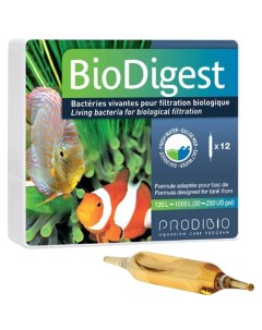 Бактерии для аквариума BIO DIGEST 12шт Prodibio