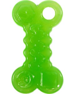Жевательная игрушка для собак кость малая зеленый длина 10 2 см Doglike
