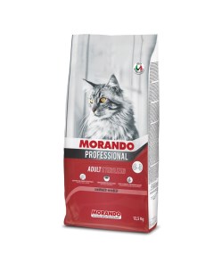 Сухой корм для кошек Professional Sterilized говядина 12 5кг Morando