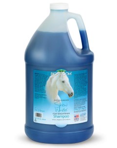 Шампунь для лошадей со светлой шерстью Show White концентрат 1 к 8 3 8 л Bio groom