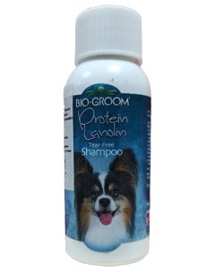 Шампунь для собак Protein Lanolin увлажняющий без слез концентрат 1 к 4 59 мл Bio groom