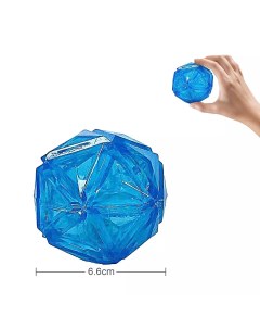 Жевательная игрушка для собак Алмаз голубой с пищалкой 6 6см Petsy