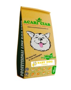 Сухой корм для собак BABY DOG Holistic для щенков средние гранулы 15 кг Acari ciar