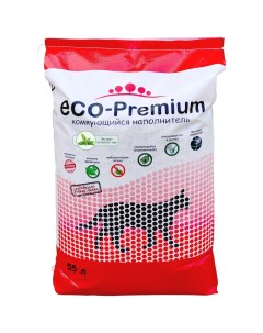 Впитывающий наполнитель Eco Premium Зеленый чай древесный 55 л Eco-premium