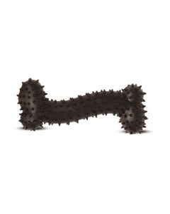 Жевательная игрушка для собак Кость шипованная из резины в ассортименте 11 см Триол