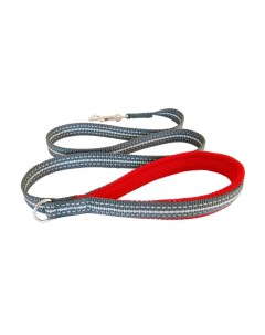 Поводок универсальный для собак нейлон красный длина 1 2м х 25мм Cortina