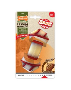 Развивающая игрушка для собак Rawhide Knot Bone Beef разноцветный 5 см Nylabone