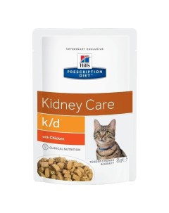 Влажный корм для кошек Prescription Diet Kidney Care с курицей 85 г Hill`s