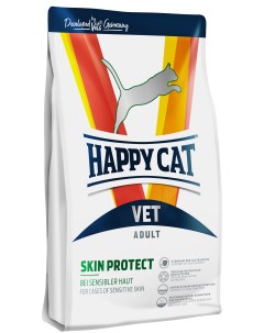 Сухой корм для кошек для поддержания здоровья кожи VET Diet Skin 4 кг Happy cat