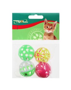 Набор игрушек для кошек в ассортименте Триол