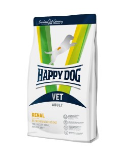 Сухой корм для собак Vet Profi Renal для поддержания функции почек 1кг Happy dog
