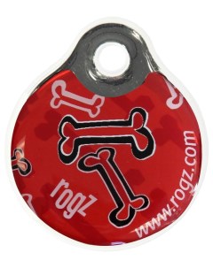 Адресник ID Tag Small Red Bone S красный Rogz