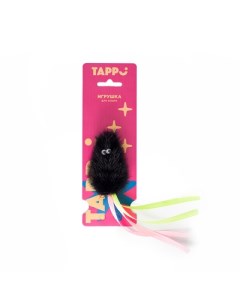Игрушка для кошек Саваж мышь из натурального меха норки с хвостом из лент Tappi