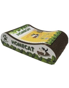 Когтеточка для кошек Мятная волна картон 41х24х12 Homecat