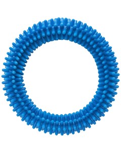 Игрушка для собак Сириус кольцо с шипами голубое 8 см Tappi
