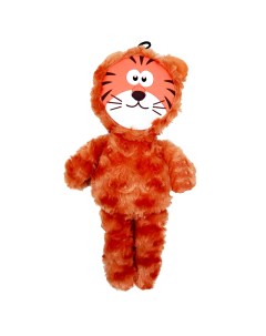 Игрушка пищалка мягкая игрушка для собак Тигр оранжевый 31 см Chomper