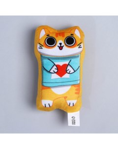 Игрушка для кошек Кошак с мятой из текстиля 12 x 7 5 см Пушистое счастье