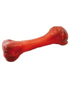 Жевательная игрушка для собак Кость 2 красный 15 см Зооник