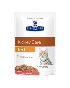 Влажный корм для кошек Prescription Diet Kidney Care с лососем 85 г Hill`s