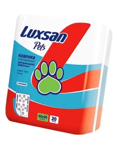 Пеленки для кошек и собак одноразовые Premium 90x60 см 20 шт Luxsan