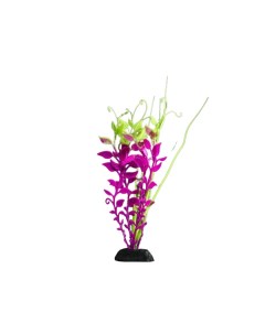Растение силиконовое аквариумное светящееся в темноте 11 х 18 см фиолетовое Nobrand