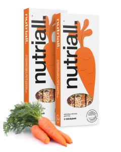 Лакомство Зерновые палочки для птиц с овощами 2 упаковки Nutriall