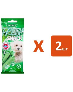 Лакомство для собак Fresh Snack жевательные снеки для зубов 2 шт по 55 г Titbit