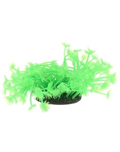Декор для аквариума Коралл силиконовый зеленый 7 5 х 7 5 х 10 см Vitality