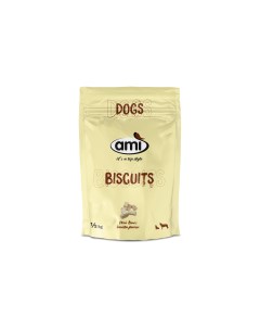 Лакомство для собак Biscuits печенье гипоаллергенное растительное ваниль 500 гр Ami