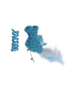 Дразнилка для кошек полиэстер голубой 26 см 2 шт Chomper