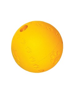 Игрушка для собак резиновая Мяч для лакомств желтая 8см Rosewood