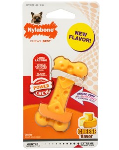 Жевательная игрушка для собак Косточка экстра жесткая с ароматом сыра XS Nylabone