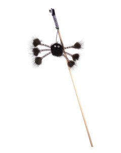 Игрушка для кошек Норковый паук на веревке дразнилка в ассортименте 50 см Зооник