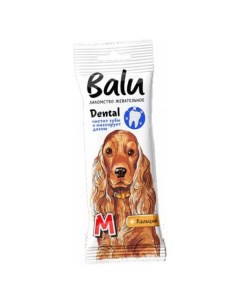 Лакомство для собак Dental для здоровья зубов и десен говядина M 36 г Balù