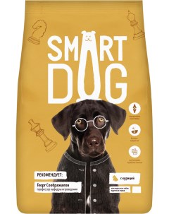 Сухой корм для собак крупных пород курица 3кг Smart dog