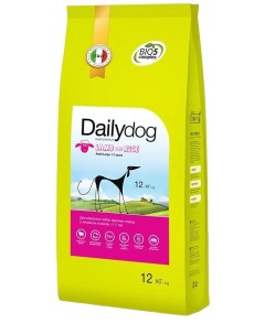 Сухой корм для собак Adult Large Breed для крупных пород ягненок и рис 12кг Dailydog