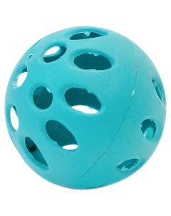 Игрушка для кошек Мяч пластмассовый бирюзовый 4 5 см Дарэлл