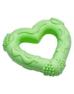 Игрушка для собак Foam TPR Puppy Сердце зеленое 7 см Homepet