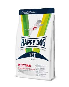 Сухой корм для собак Vet Intestinal при чувствительном пищеварении 1 кг Happy dog