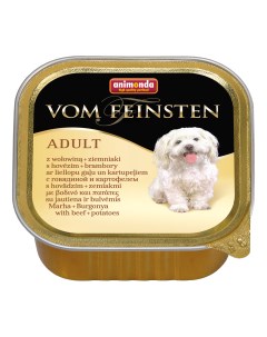 Консервы для собак Vom Feinsten Adult с говядиной и картофелем 150г Animonda