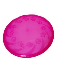 Игрушка для собак Фрисби розовая 22 см Homepet