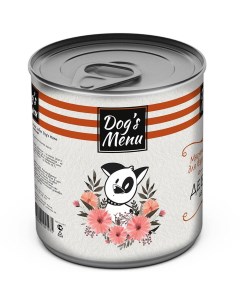 Консервы для собак Dogs Menu Деволяй домашняя птица 9шт по 750г Dog’s menu