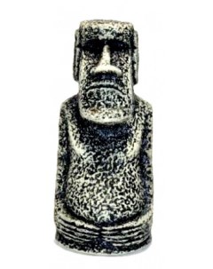 Декорация для аквариума для террариума статуя Моаи малый керамика 5х5х12см Орел керамика